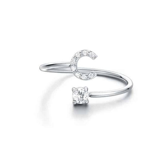 Ringe Brand Dame Personal Cristalli in Stahl 02RG002C - 02RG002C